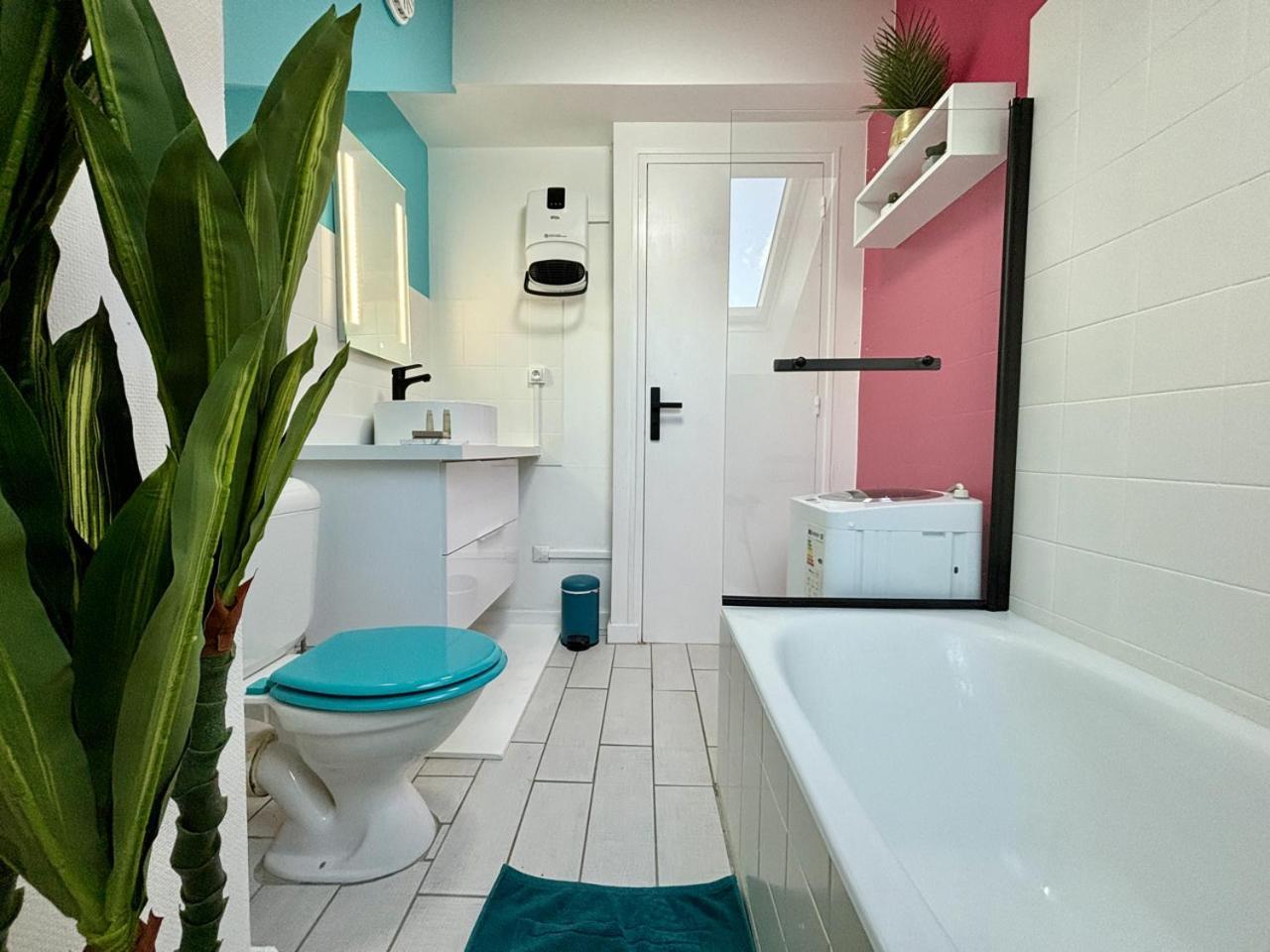 -Tropical Studio- Paisible Parking Wifi Lave-Linge Quimper Exterior foto