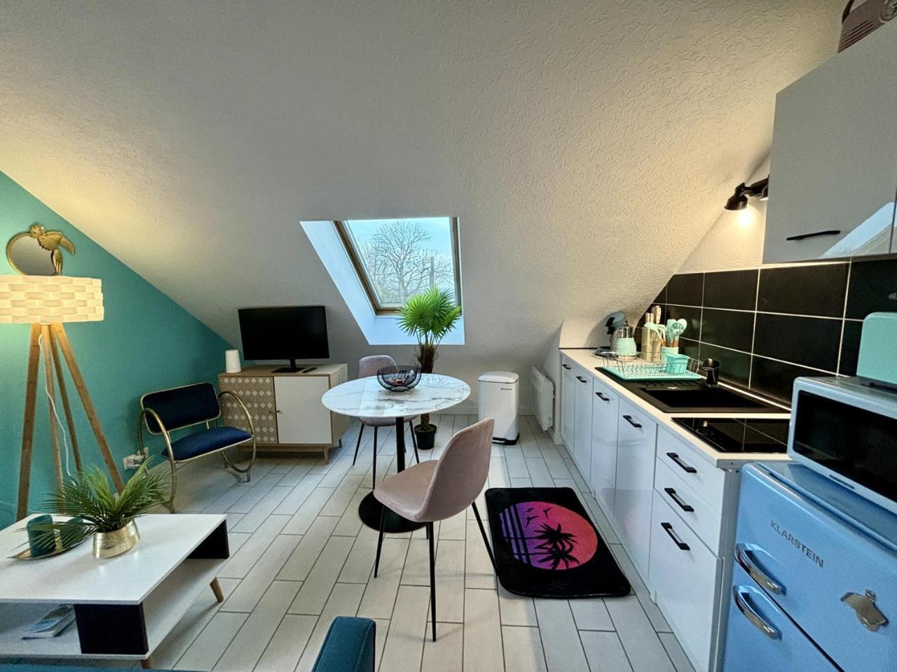 -Tropical Studio- Paisible Parking Wifi Lave-Linge Quimper Exterior foto