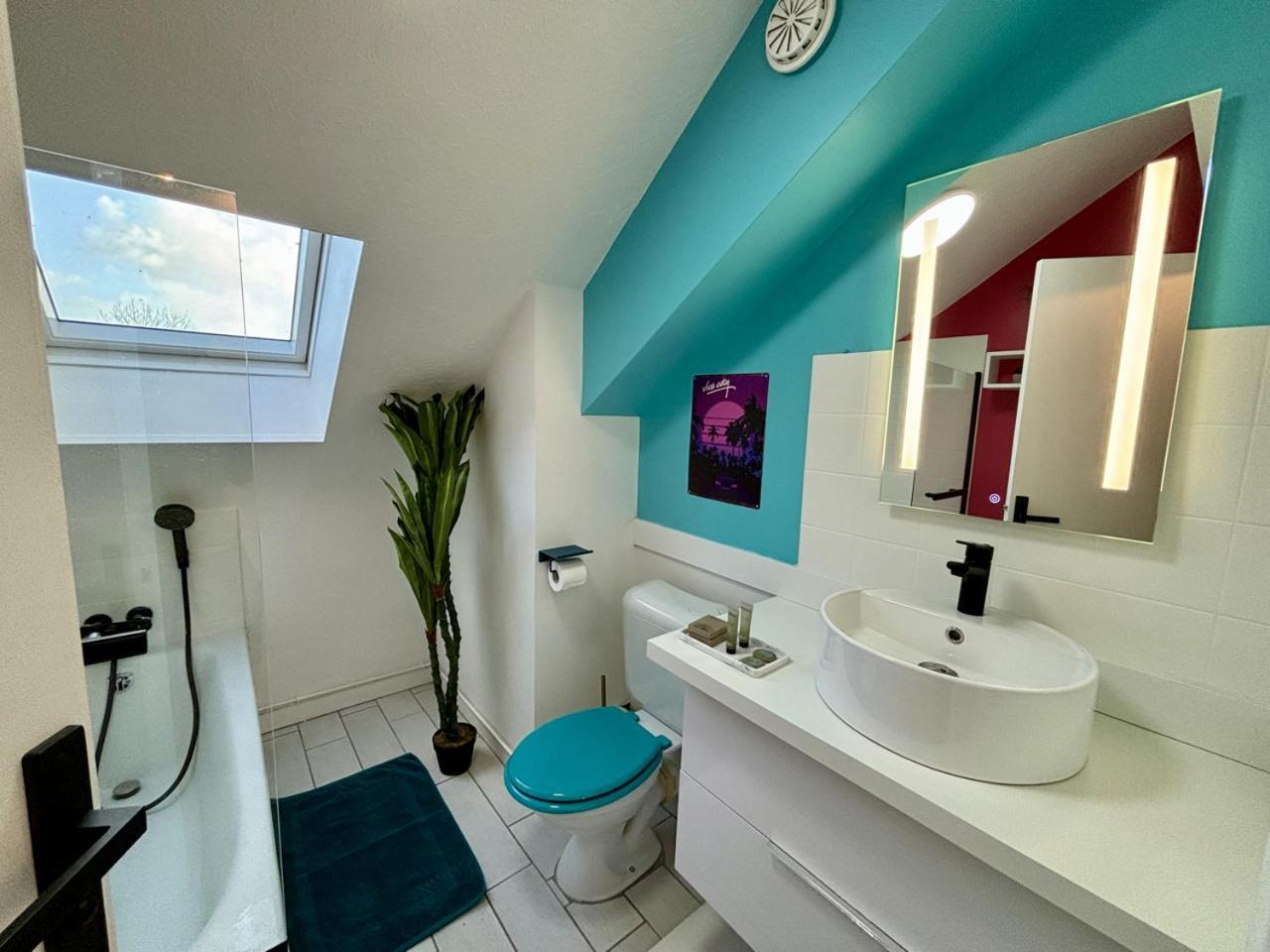 -Tropical Studio- Paisible Parking Wifi Lave-Linge Quimper Exterior foto