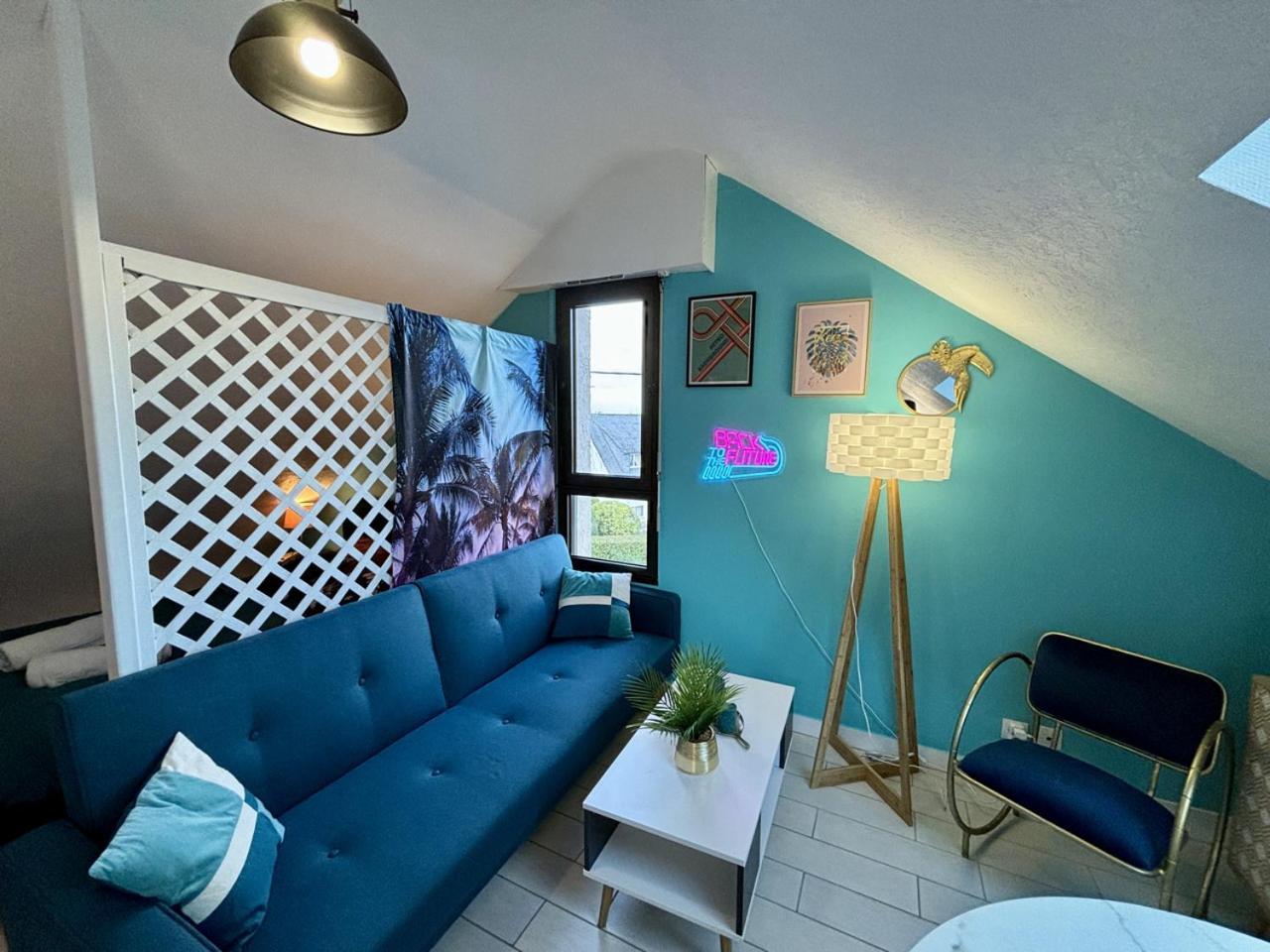 -Tropical Studio- Paisible Parking Wifi Lave-Linge Quimper Exterior foto